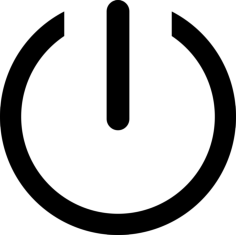 Power Symbol Stencil Svg Design File, Free Vectors File